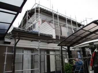 施工前の全景です