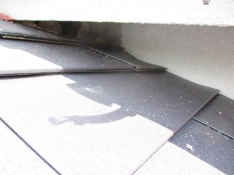外壁との取り合いです