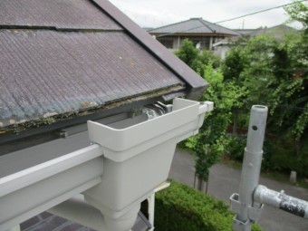 集水器を取りつけました
