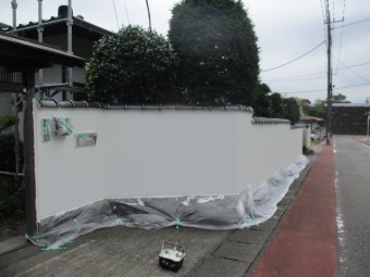 中塗りが終了しました