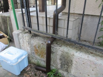 排水管を加工しました