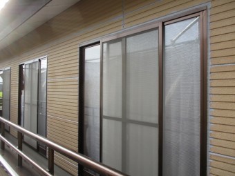 シーリングの目地打ちが終了しました