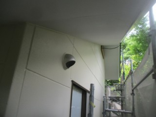 外壁の塗装後です