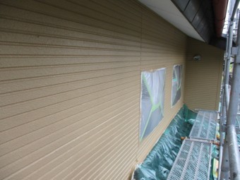 2階の中塗りが終了しました