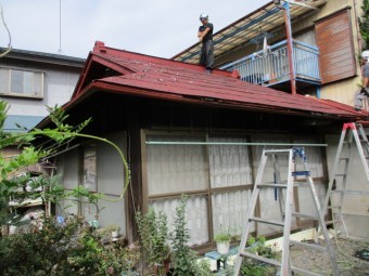 施工前の全景です