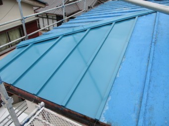 施工完了の屋根の状態です