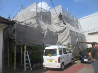 施工前の全景です