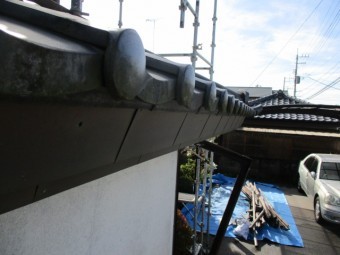 軒樋金具を撤去しました