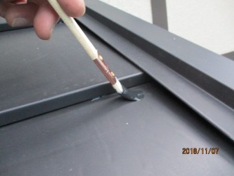 タッチアップをしました