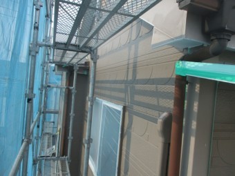 上塗り終了後の状態です
