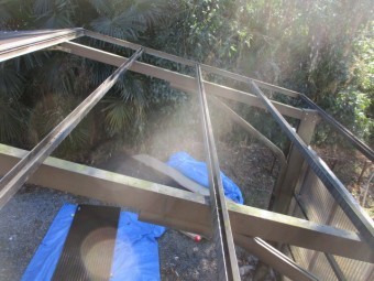 波板の解体が終了しました
