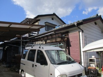 施工前の全景です