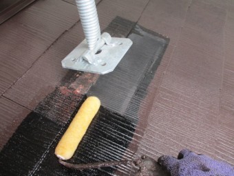 プライマーの塗装中です