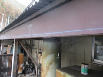 墨を打ちました