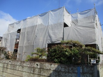 施工前の全景です