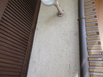 外壁のケレン後の状態です