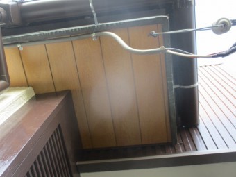 羽目板の貼り終いです