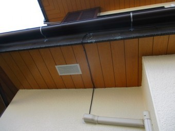 テレビ線を取り付けました