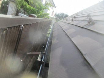 施工前の雨樋の状態です