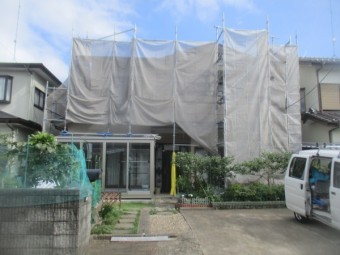 施工前の全景です