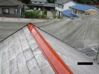 金属部分のさび止め塗装が終了しました