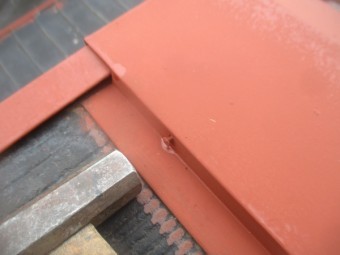 板金釘の締め直しをしました