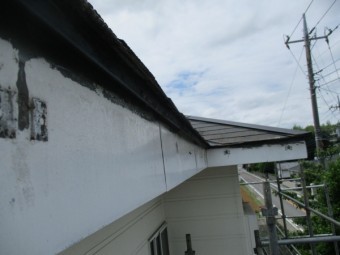雨樋を撤去しました