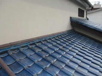 施工後の壁三日月の状態です
