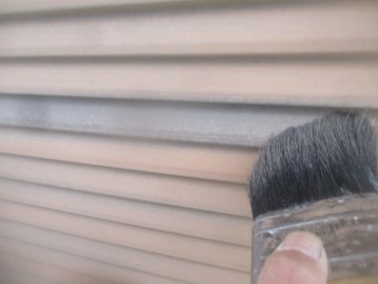 さび止めの塗装中です