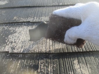 雪止めのケレン中です