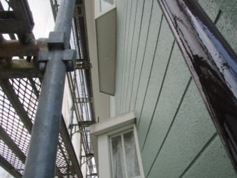 東面の施工後の状態です