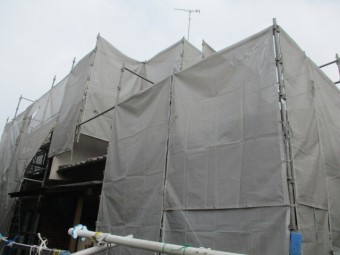 施工前の全景です