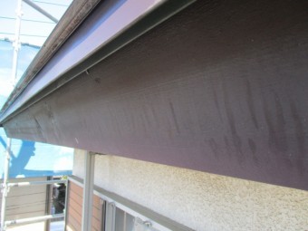 軒樋と軒樋い金具を撤去しました