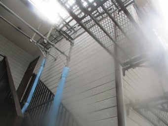外壁の高圧洗浄が終了しました