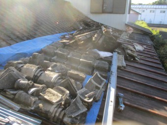 解体した残骸です