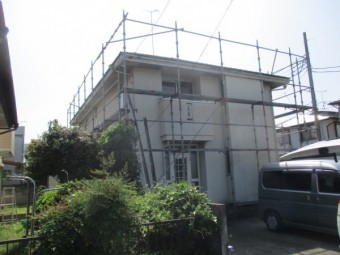 施工前の全景です