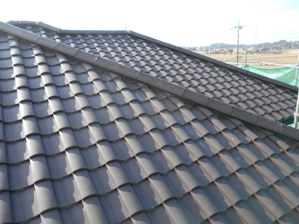 漆喰詰め増し終了