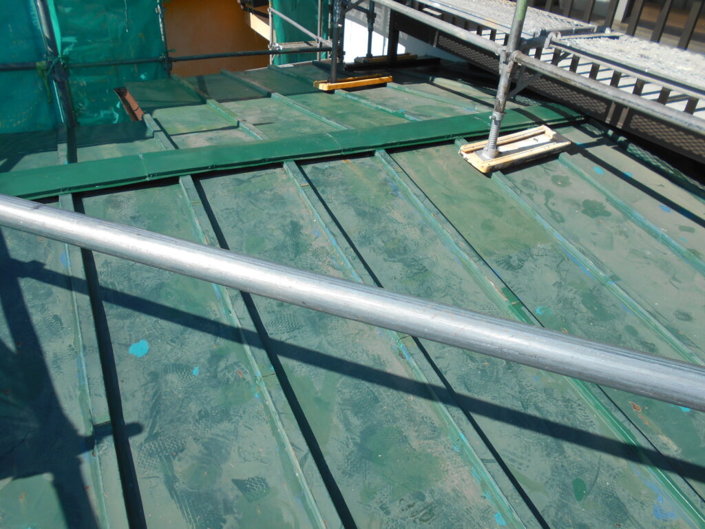 洗浄後の屋根の状態