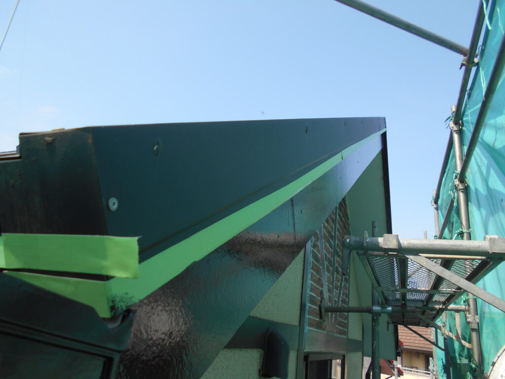 破風中塗り終了