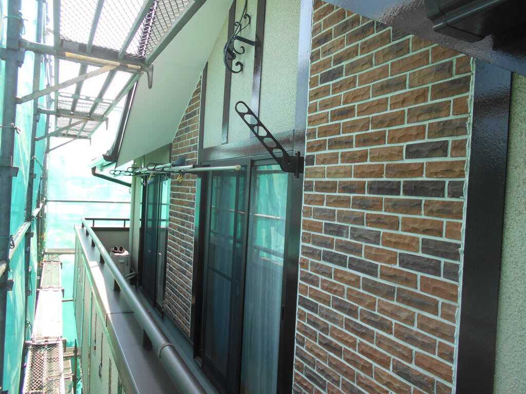 上塗り塗装終了