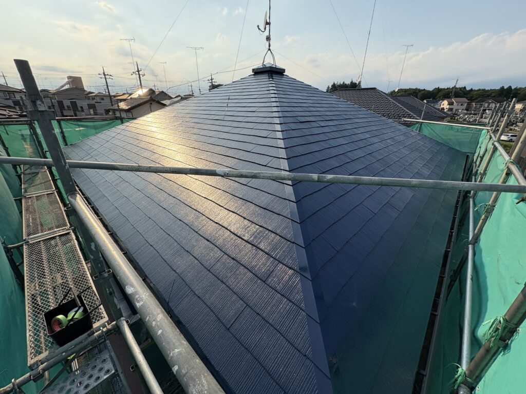 宇都宮市でアレスダアイナミックフィラーで外壁下塗りをしました