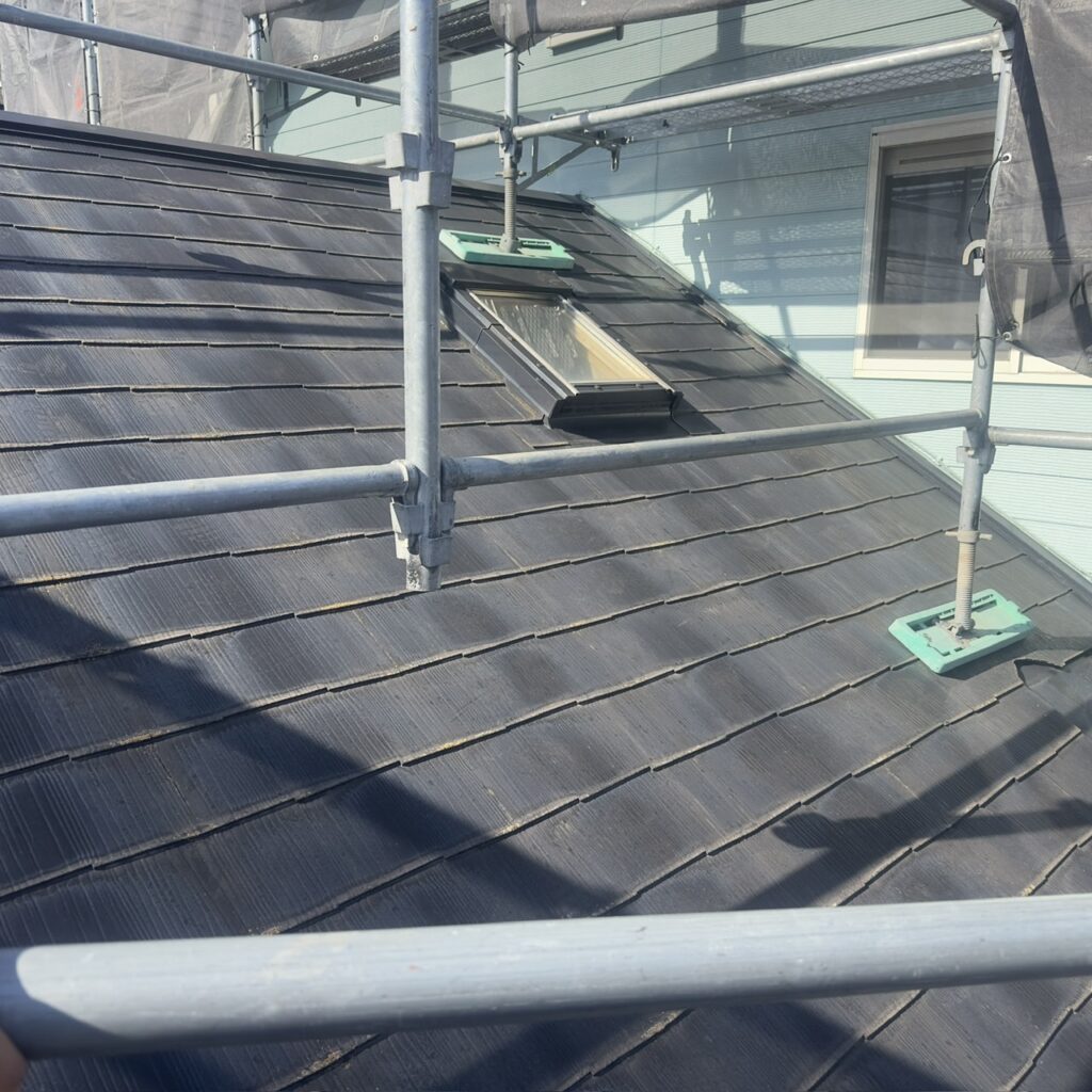 施工前の下屋根の状態です