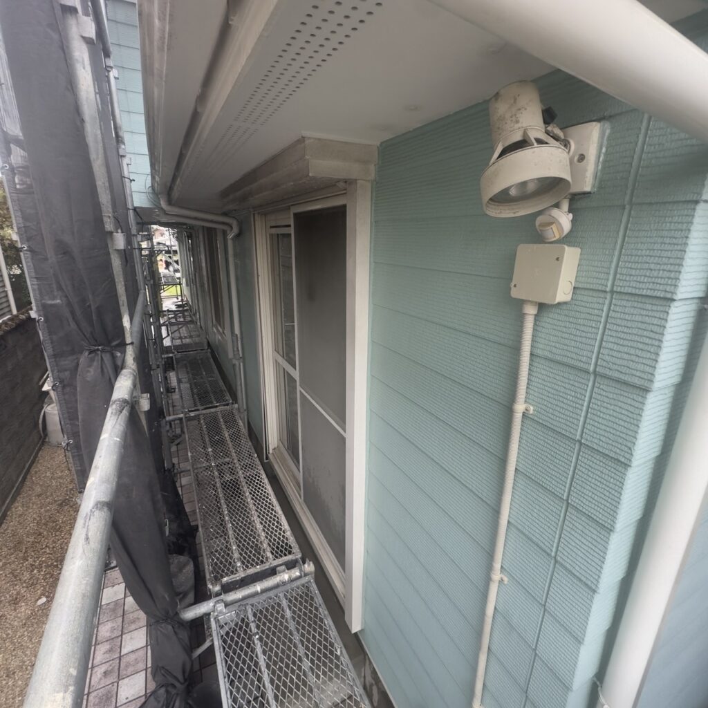 洗浄後の外壁の状態です