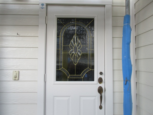 玄関ドアの塗装が終了しました