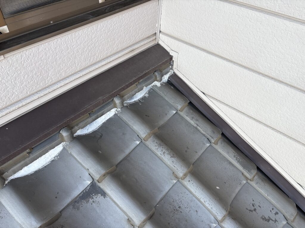 施工前の雨漏り箇所