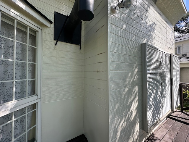 施工前のサイディングの状態です