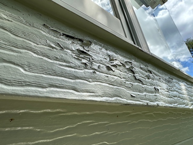 施工前の塗り替え補修箇所の状態です