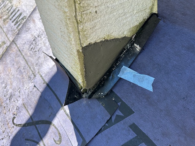 モルタル施工終了です