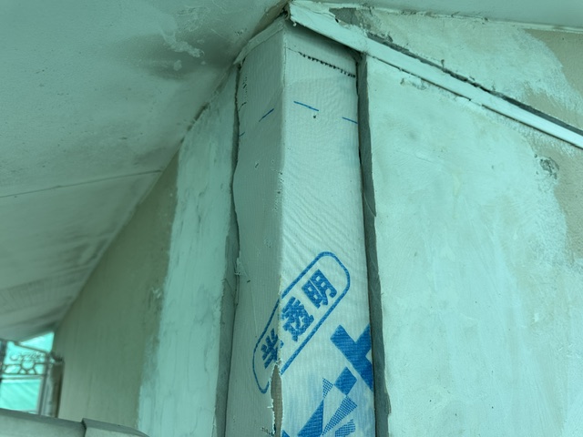 外壁出隅解体