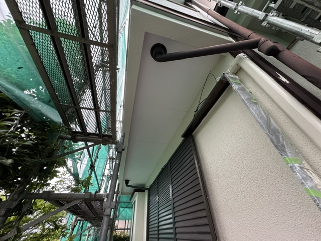 本日の施工後
